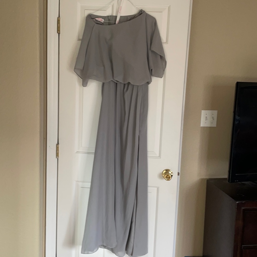 Never been worn-Grey bridesmaid dress from JJ house
